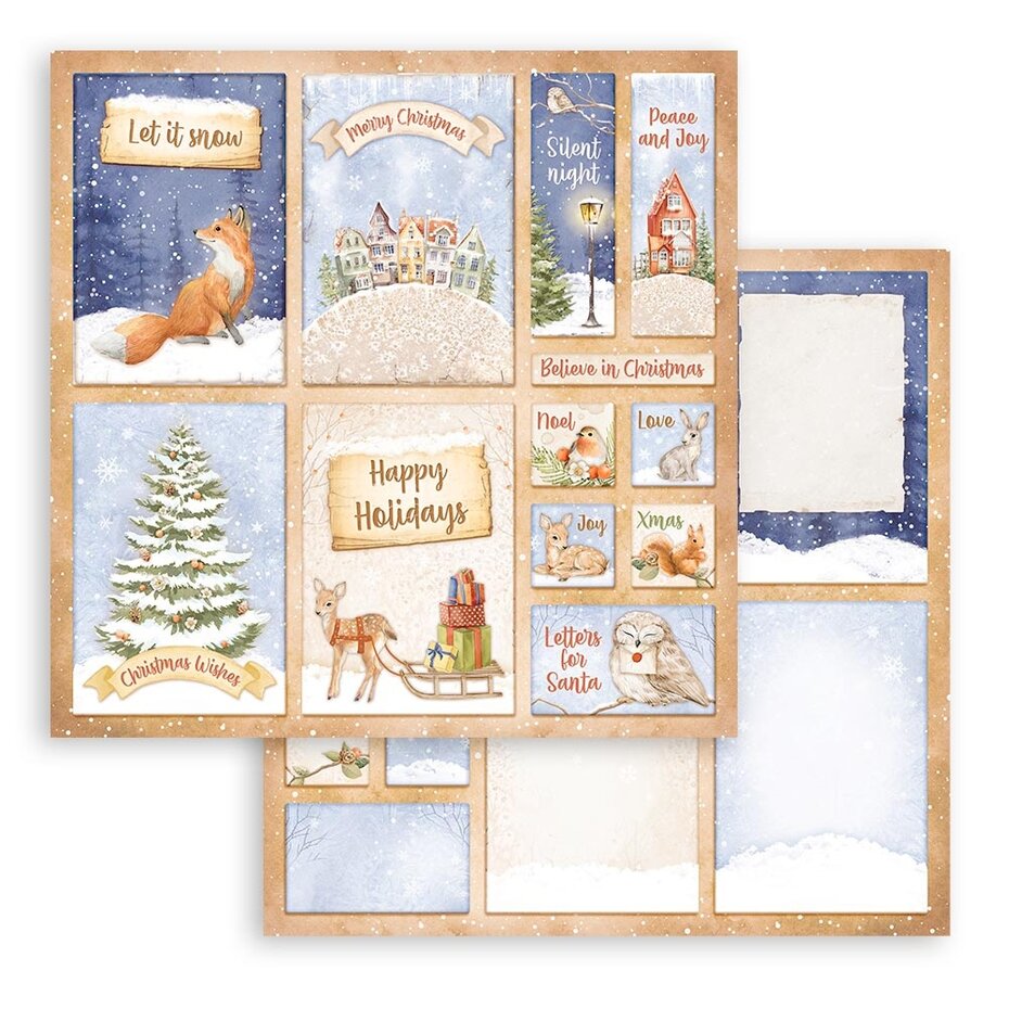 Stamperia Winter Valley 8x8 Inch Paper Pack (SBBS88)