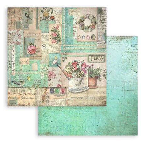 Stamperia Garden 8x8 Inch Paper Pack (SBBS104)