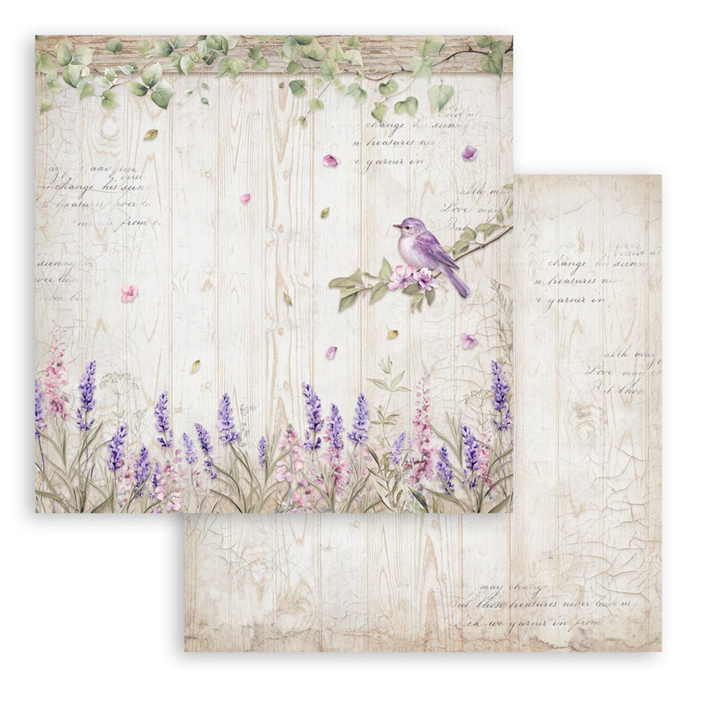 Stamperia Lavender 12x12 Inch Paper Pack (SBBL155)
