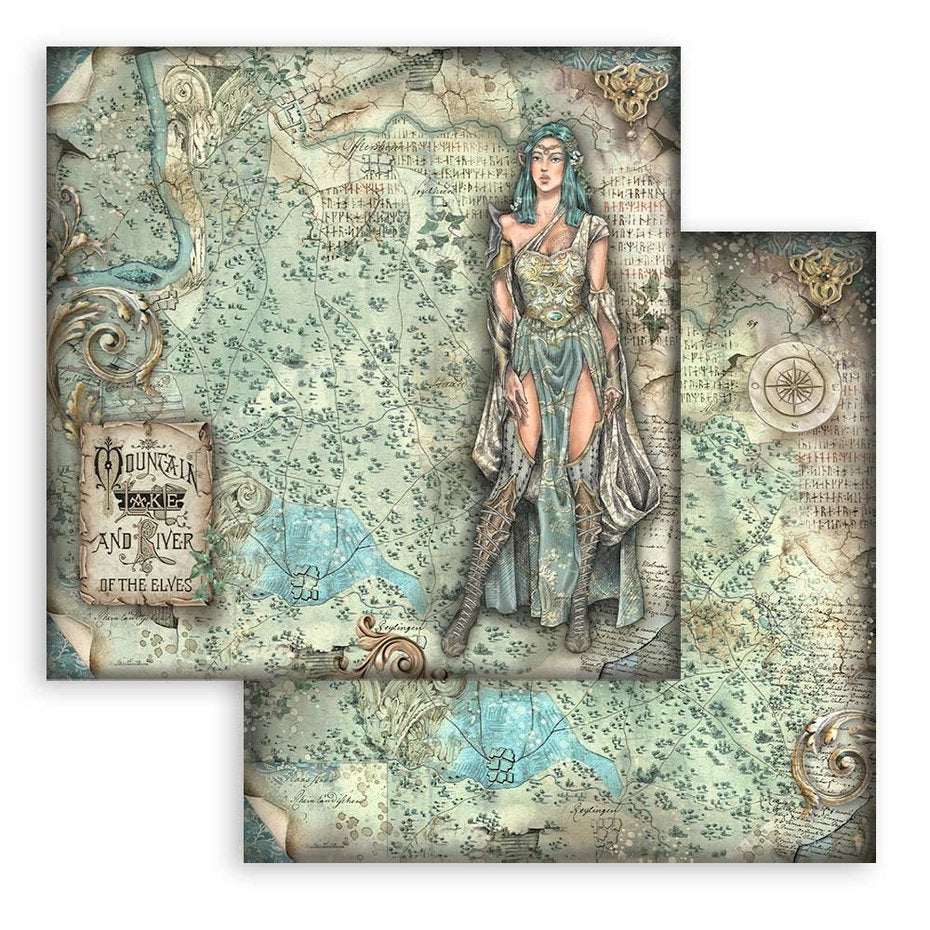 Stamperia Magic Forest 12x12 Inch Paper Pack (SBBL130)