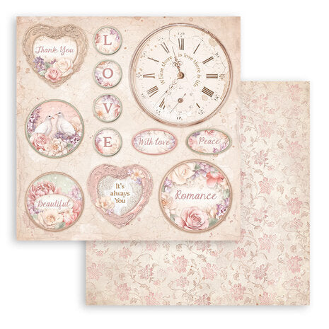 Stamperia Romance Forever 8x8 Inch Paper Pack (SBBS96)