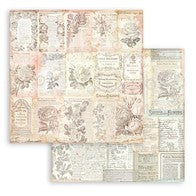 Stamperia Rose Parfum Backgrounds 8x8 Inch Paper Pack (SBBS74)