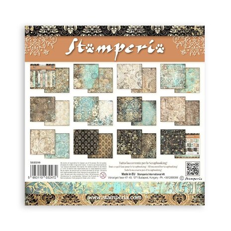 Stamperia Sir Vagabond in Fantasy World Backgrounds 8x8 Inch Paper Pack (SBBS99)