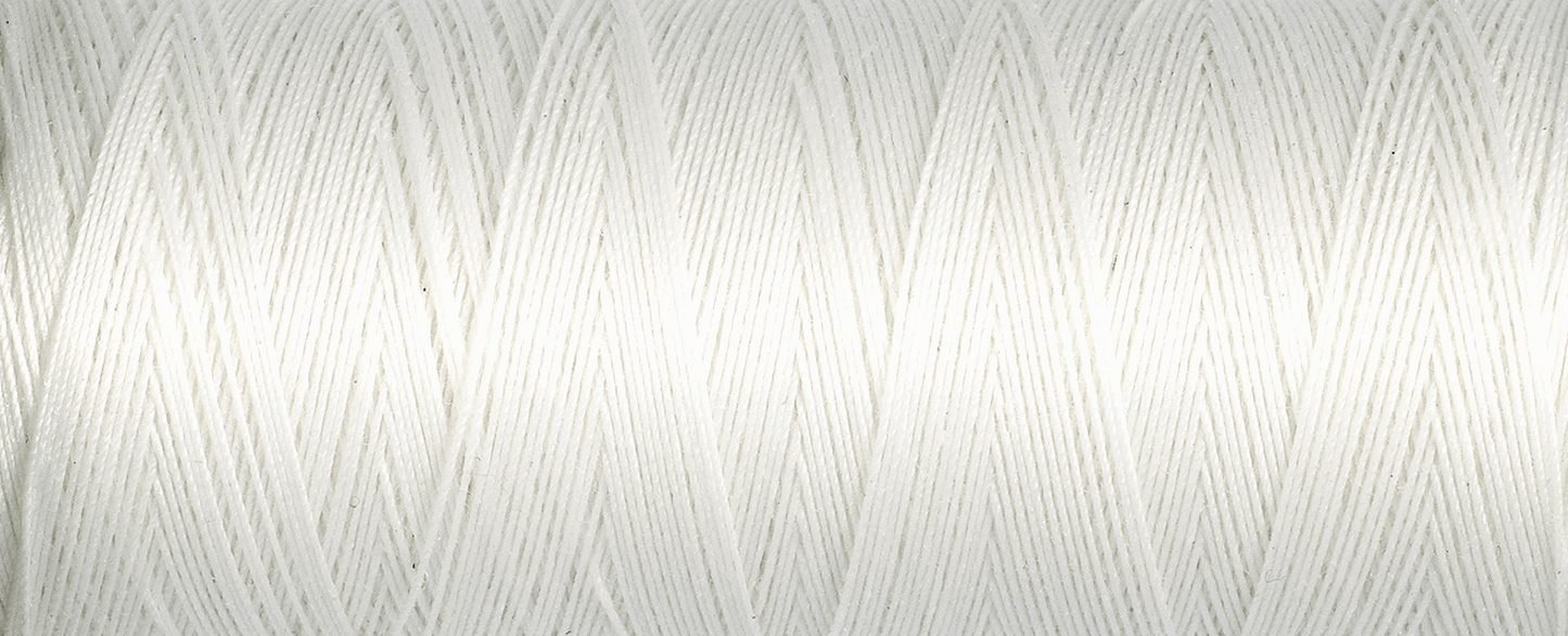 Gutermann Natural Cotton Thread 5709 White 100m