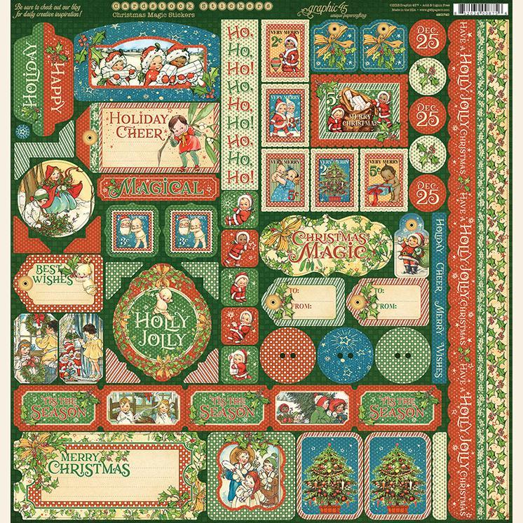 Graphic 45 Christmas Magic 12x12 Inch Collection Pack (4501735)