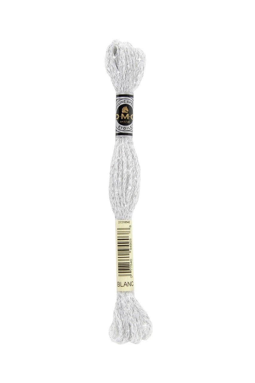 DMC Mouliné Etoilé Blanc