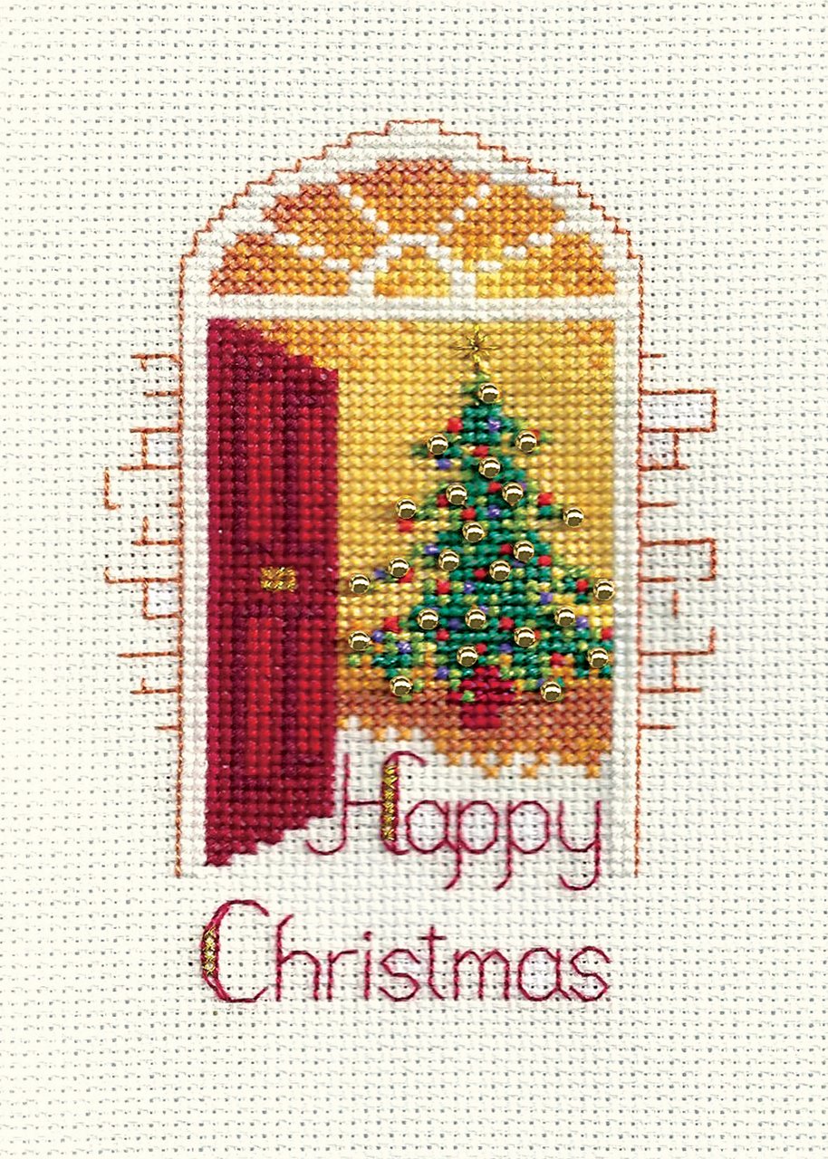 Warm Welcome - Christmas Card - Derwentwater Designs Cross Stitch Kit DWCDX34