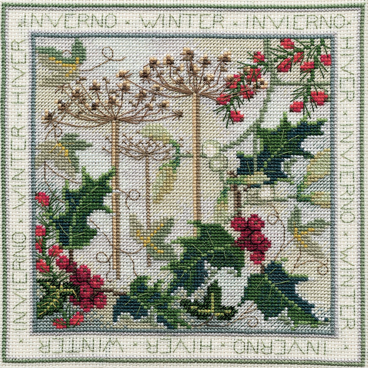 Four Seasons - Winter - Derwentwater Designs Cross Stitch Kit DWFS04