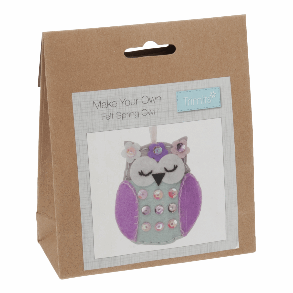 Trimits Felt Decoration Kit: Spring Owl GCK037