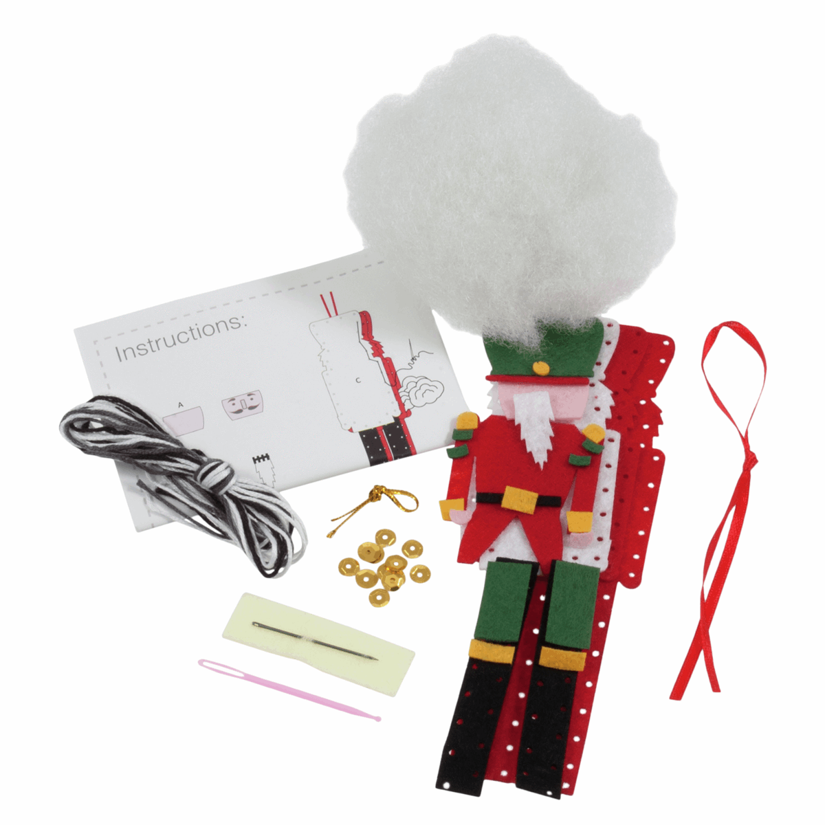 Trimits Felt Decoration Kit: Christmas Nutcracker GCK039