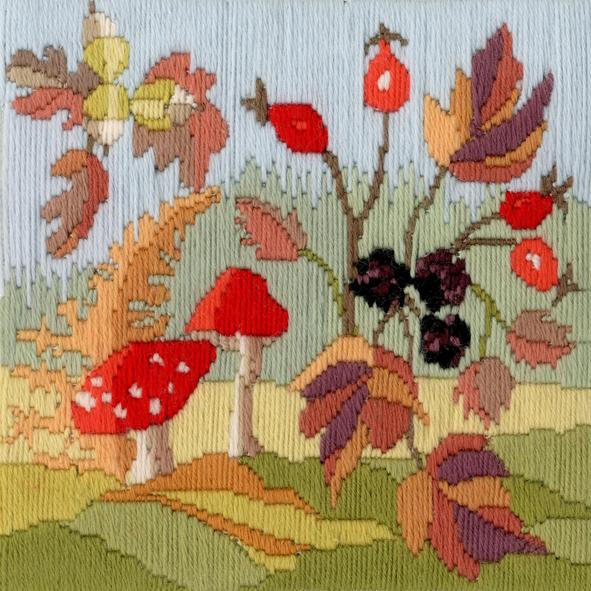 Long Stitch Seasons: Autumn - Derwentwater Designs Long Stitch Kit LSS03