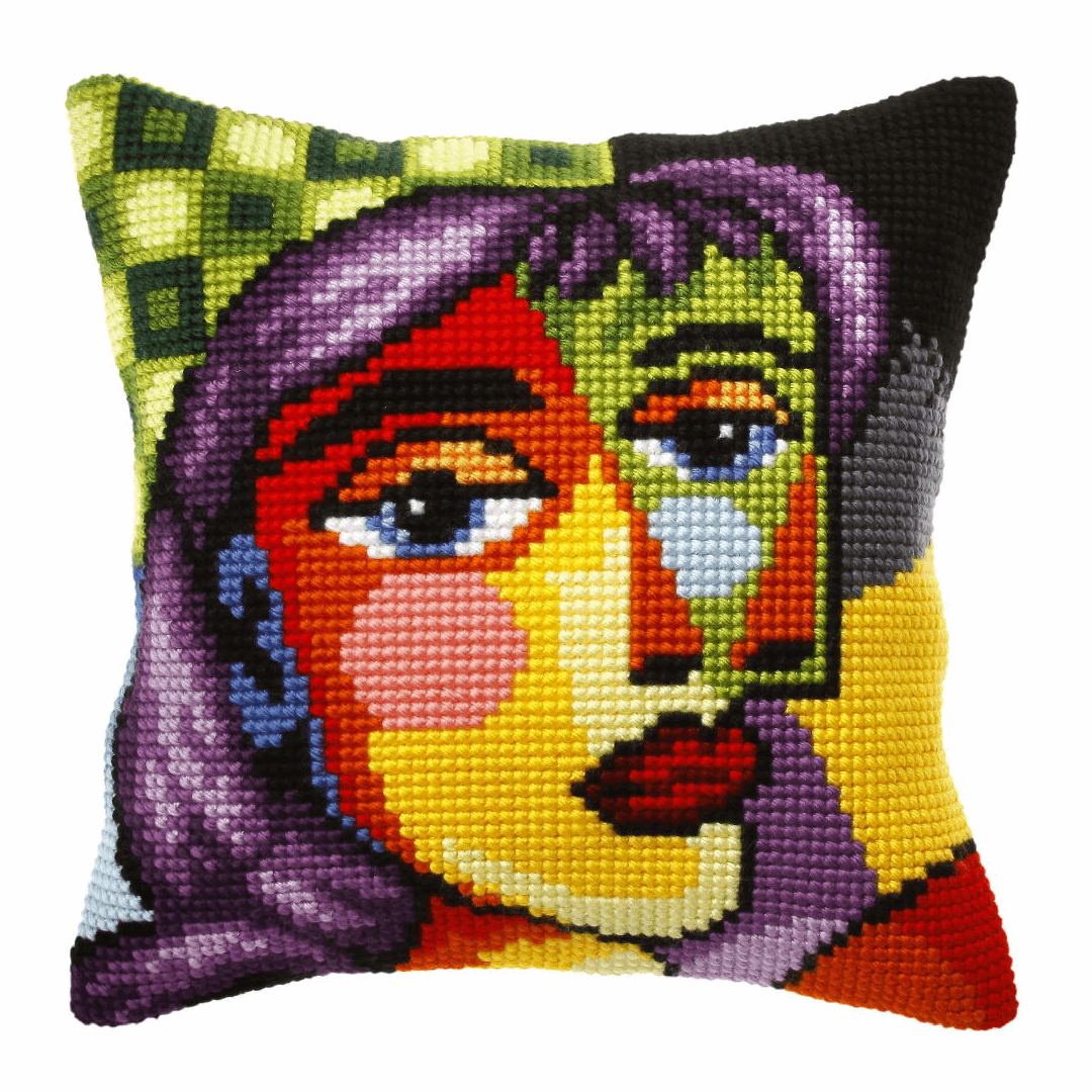 Picasso Inspiration - Orchidea Cushion Cross Stitch Kit ORC.9263