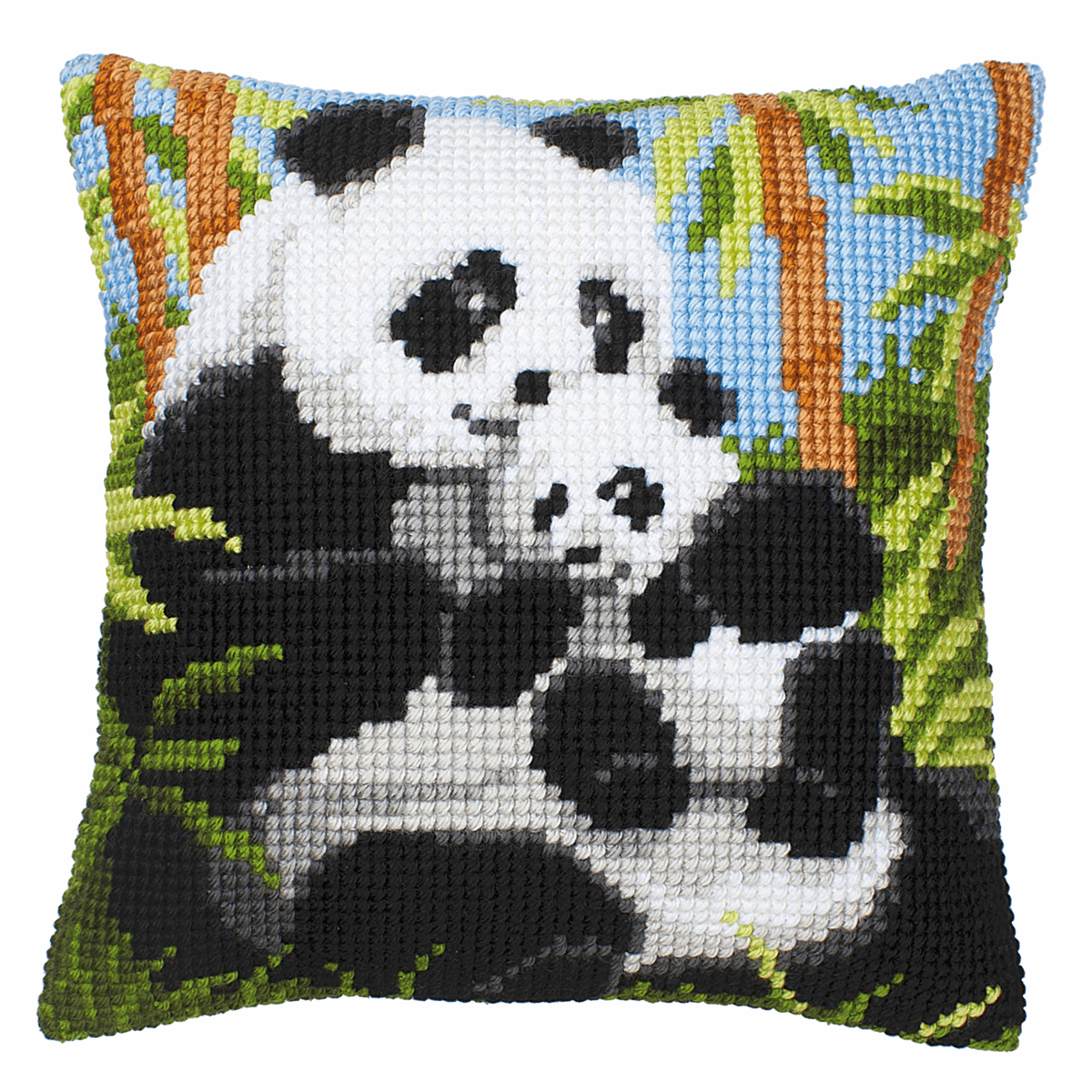 Panda Cushion - Vervaco Cross Stitch Kit PN-0008513