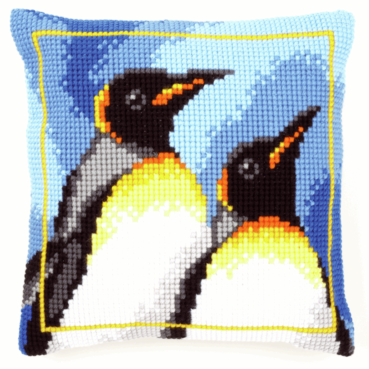 King Penguins - Vervaco Cushion Cross Stitch Kit PN-0147725
