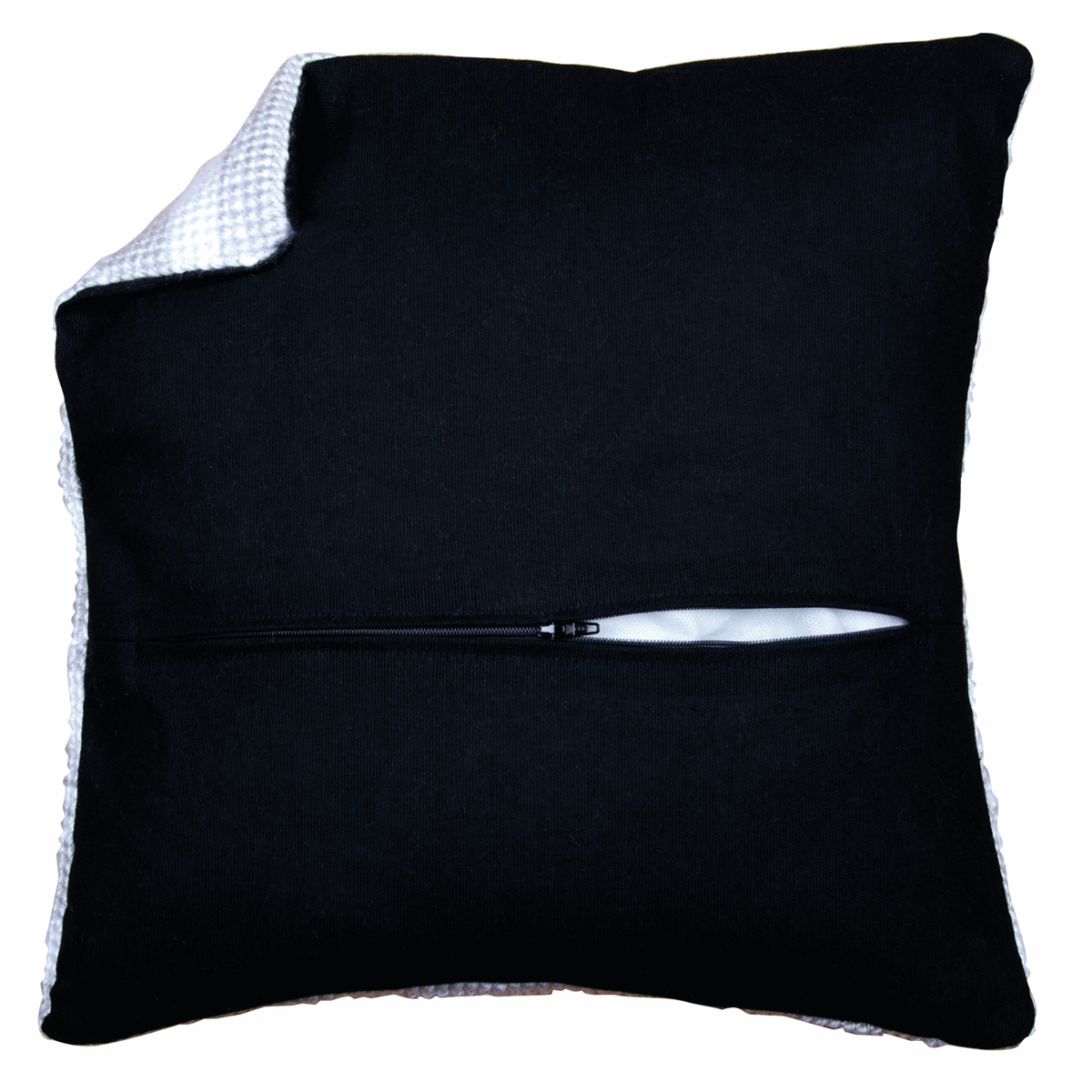 Cushion Back With Zipper 45 x 45cm (18" x18") - Black PN-0174417