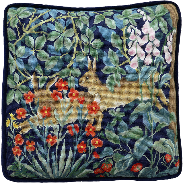 Greenery Hares William Morris Tapestry - Bothy Threads Kit TAC16
