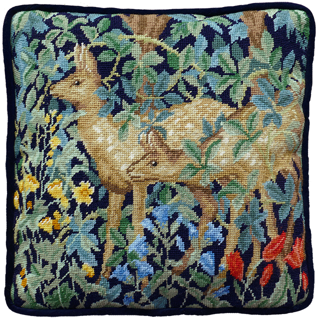 Greenery Deer William Morris Tapestry - Bothy Threads Kit TAC17