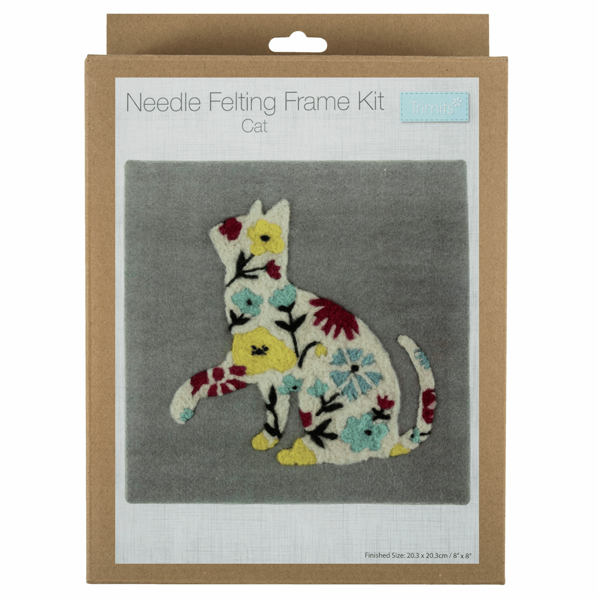 Cat - Trimits Needle Felting Kit with Frame TCK028