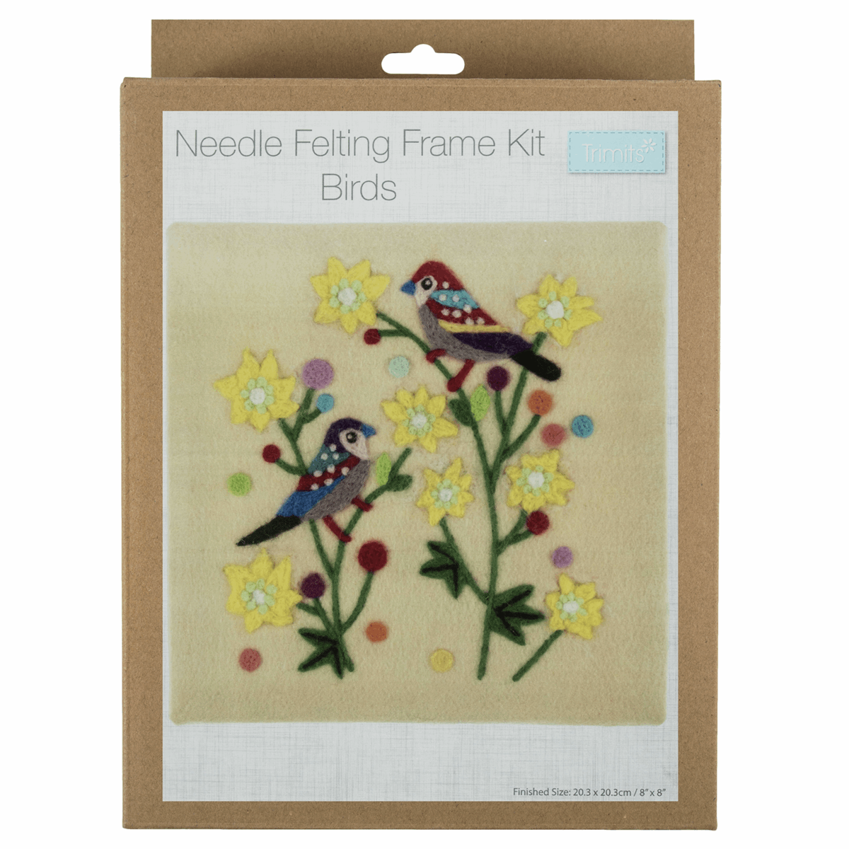 Birds - Trimits Needle Felting Kit with Frame TCK031