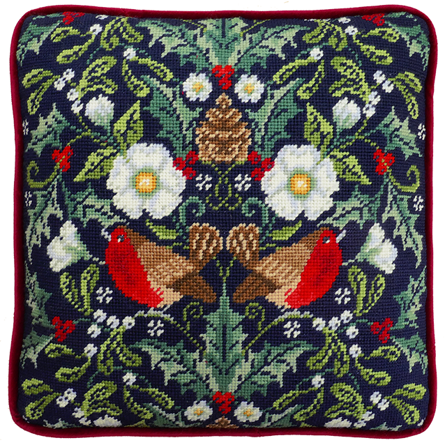 Winter Robins William Morris Tapestry - Bothy Threads Kit TKTB4