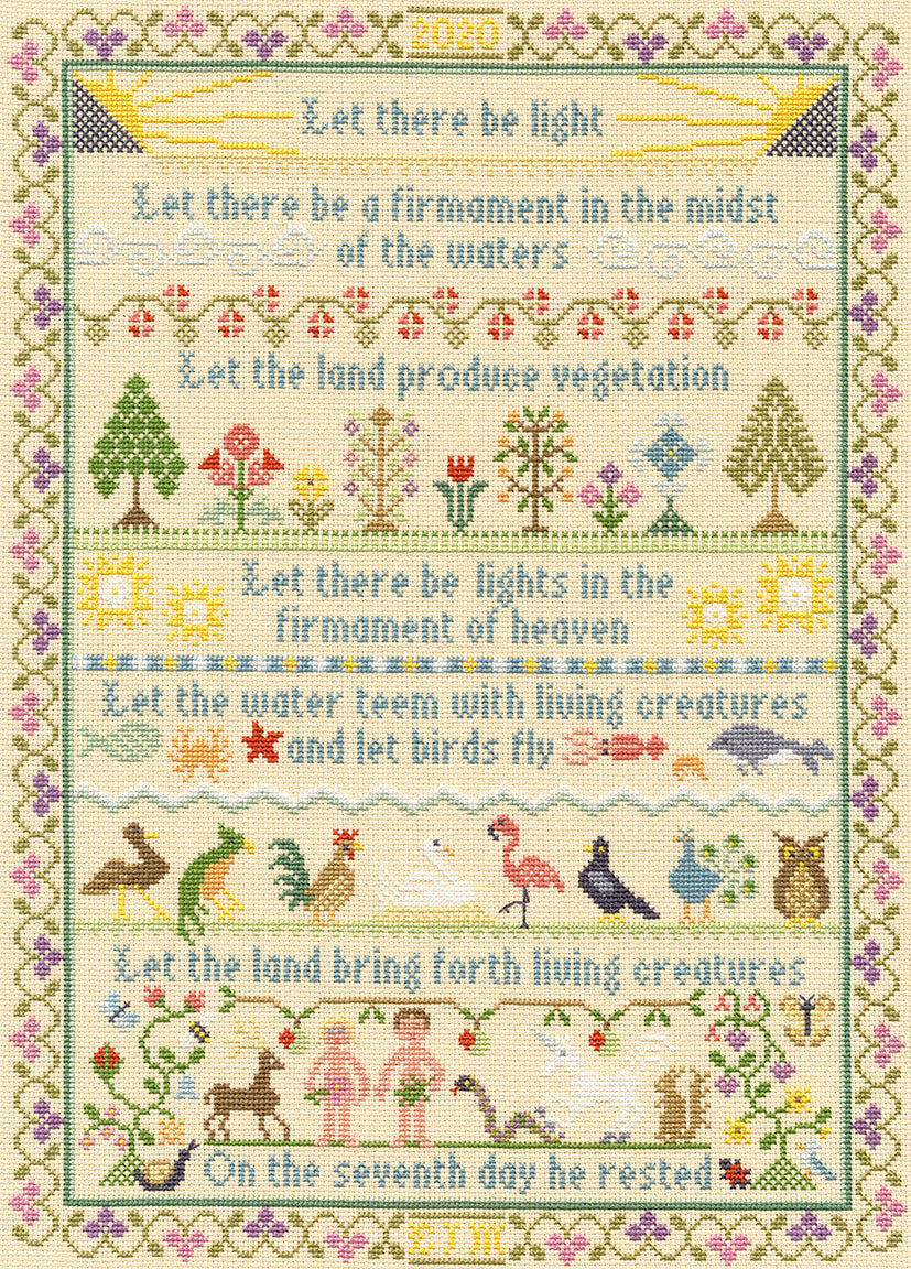 Let There Be Light - Sampler - Bothy Threads Cross Stitch Kit XBD17