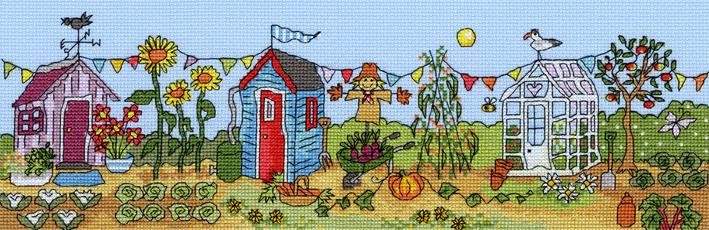 Allotment Fun - Bothy Threads Cross Stitch Kit XJR21