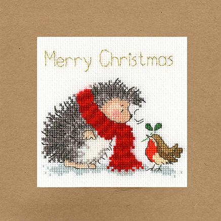 Christmas Card – Christmas Wishes - Bothy Threads Cross Stitch Kit XMAS32