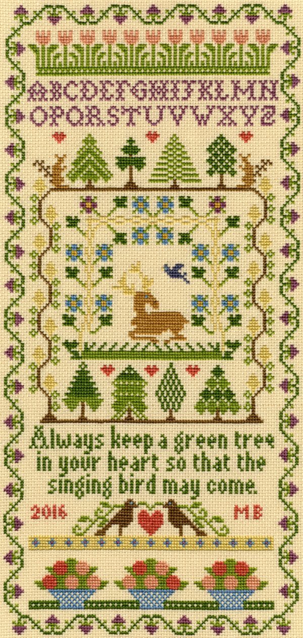 Green Tree - Bothy Threads Cross Stitch Kit XS2