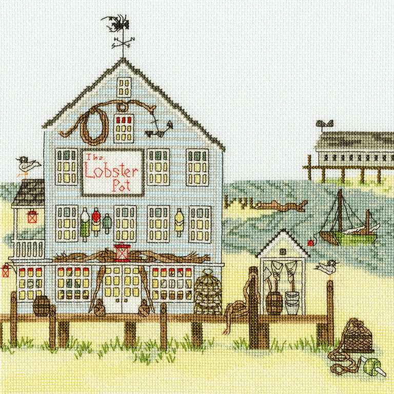 New England – The Lobster Pot - Bothy Threads Cross Stitch Kit XSS8