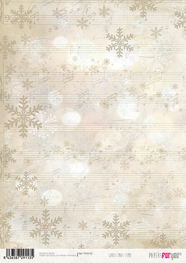 Papers For You Christmas Time A4 Rice Paper (PFY-2113)