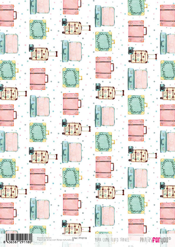 Papers For You Mira Como Floto Travel A4 Rice Paper (PFY-2118)