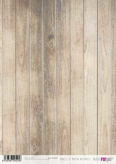 Papers For You Paneles De Madera Naturales A4 Rice Paper (PFY-2525)