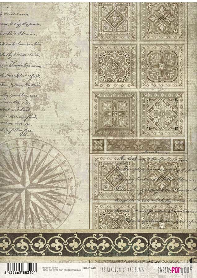 Papers For You The Kingdom Of The Elves A4 Rice Paper (PFY-4831)