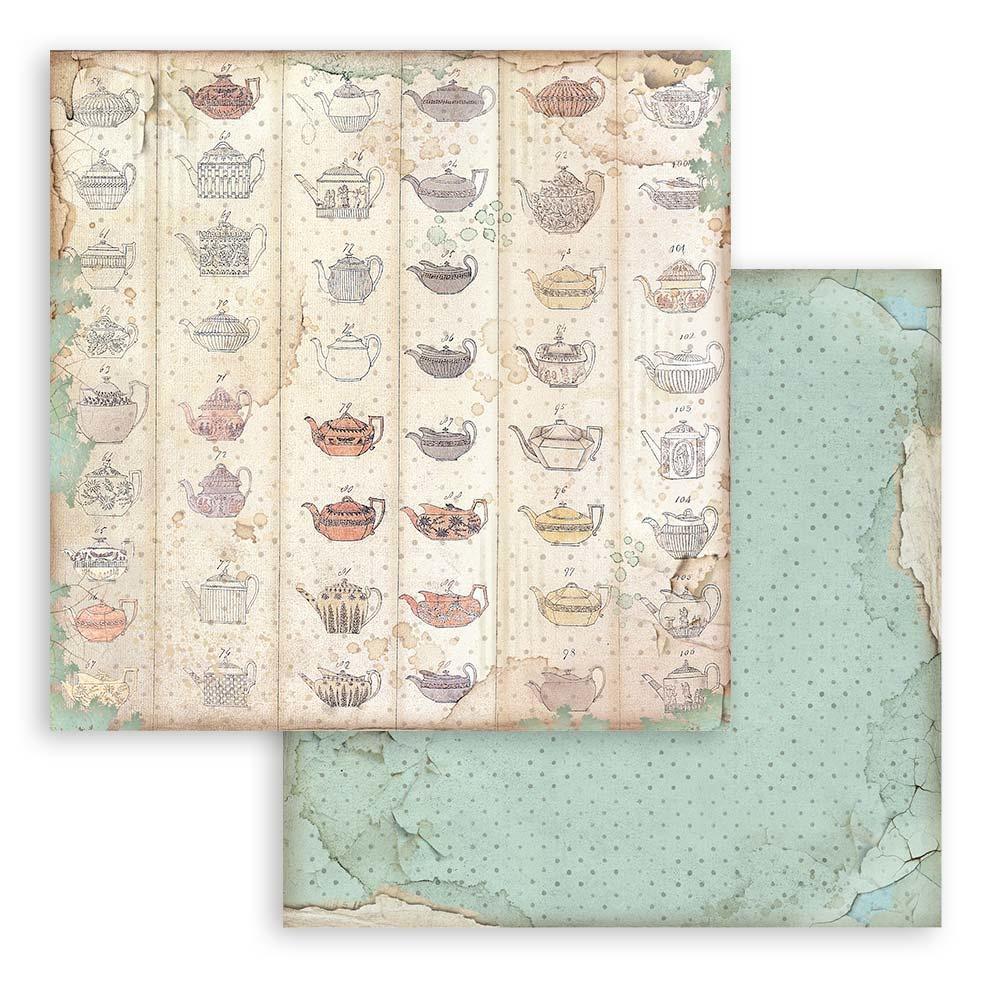 Stamperia Alice Backgrounds 8x8 Inch Paper Pack (SBBS46)