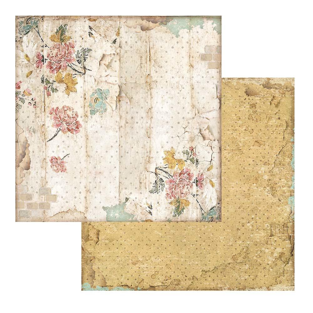 Stamperia Alice Backgrounds 8x8 Inch Paper Pack (SBBS46)