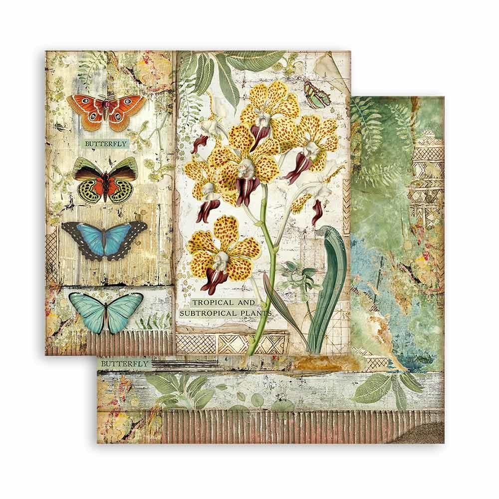 Stamperia Amazonia 8x8 Inch Paper Pack (SBBS28)