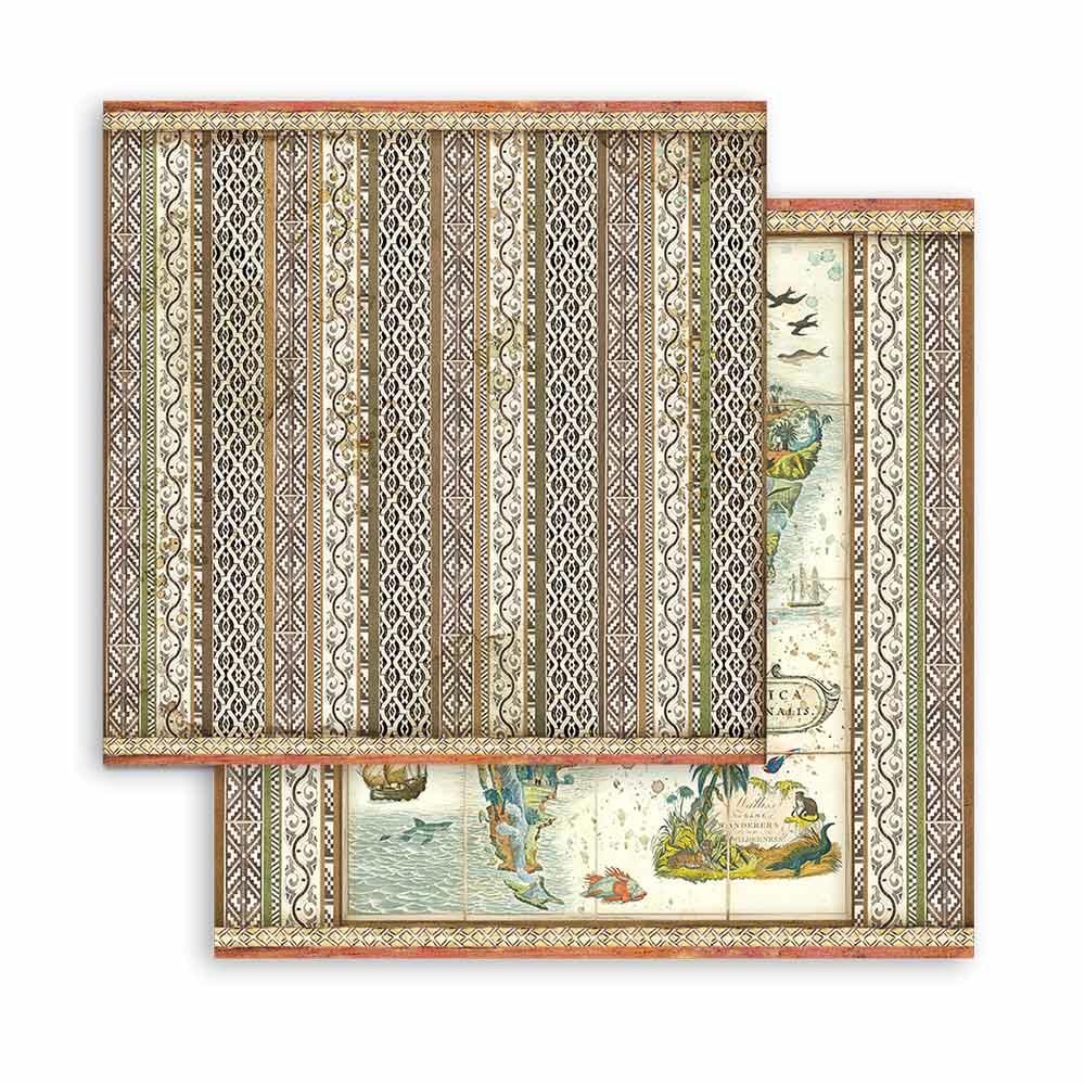 Stamperia Amazonia 8x8 Inch Paper Pack (SBBS28)