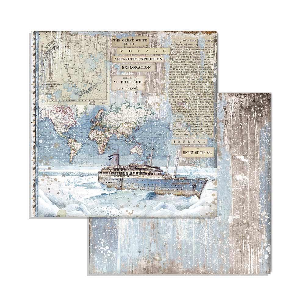 Stamperia Arctic Antarctic 8x8 Inch Paper Pack (SBBS20) -|