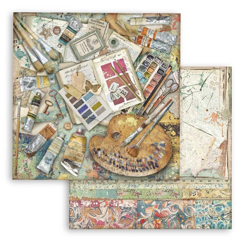Stamperia Atelier des Arts 8x8 Inch Paper Pack (SBBS33)