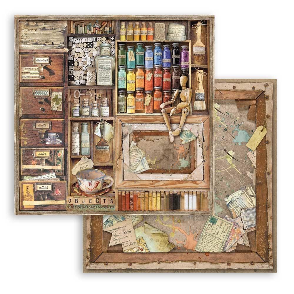 Stamperia Atelier des Arts 8x8 Inch Paper Pack (SBBS33)