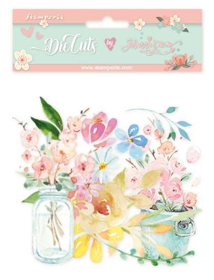 Stamperia Circle of Love Flowers Die Cuts (DFLDC28) -|