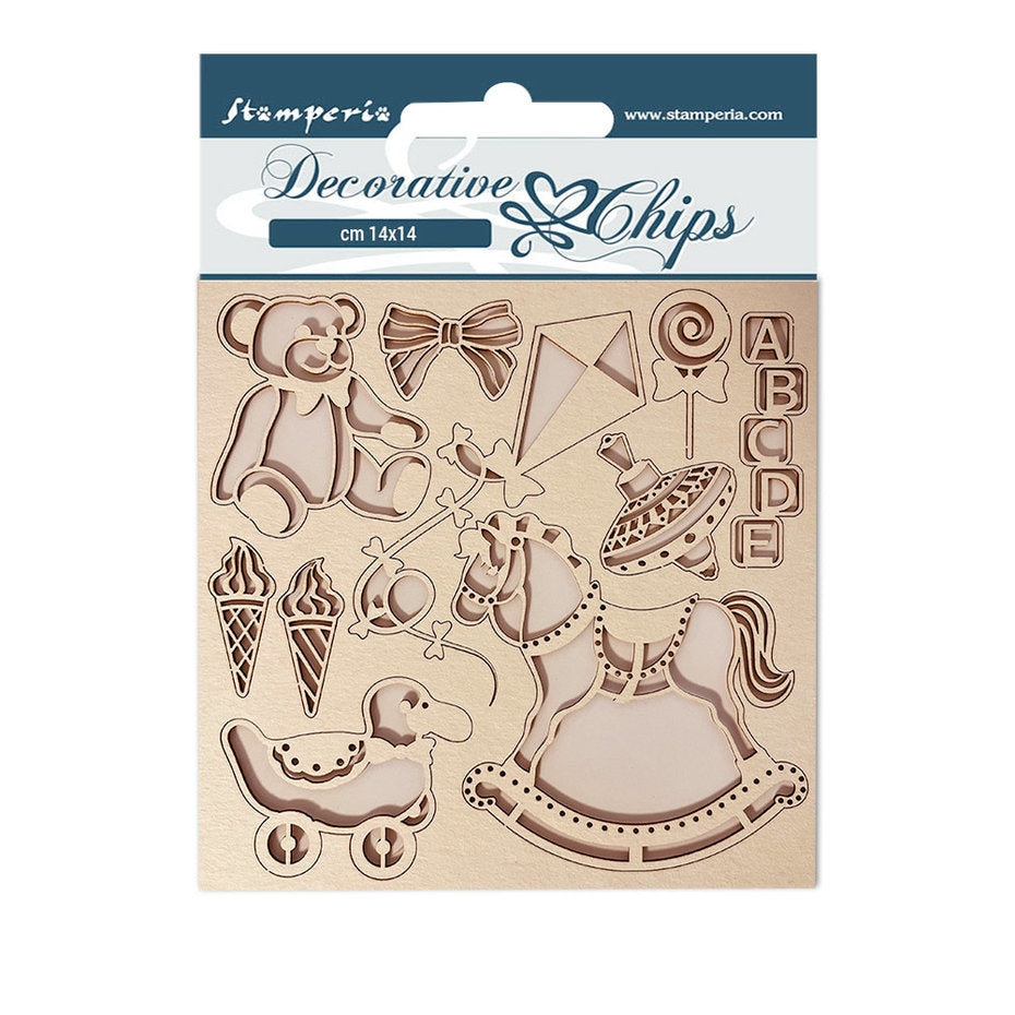 Stamperia Decorative Chips Daydream Kite (SCB126)
