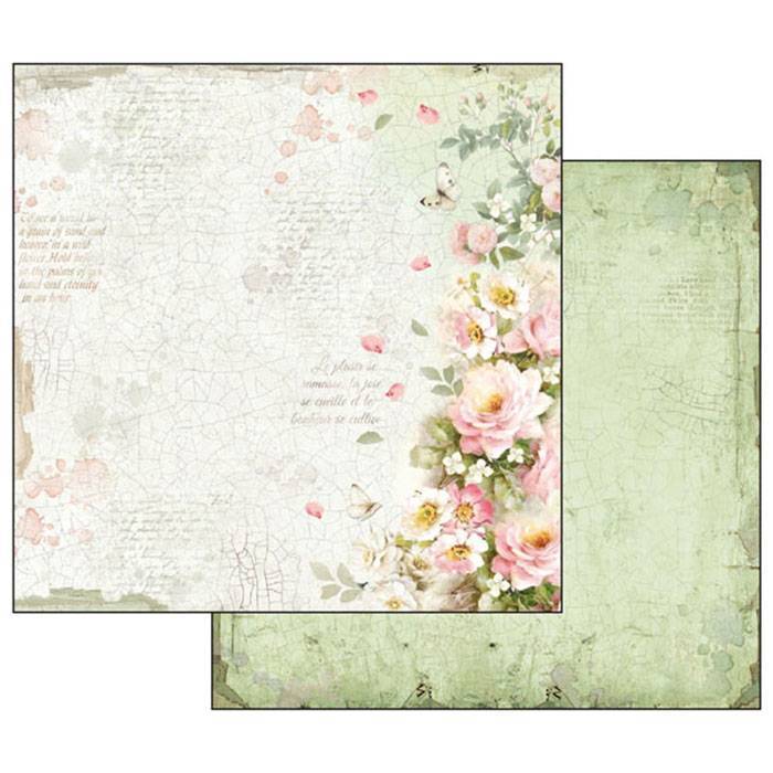 Stamperia Flower Alphabet 12x12 Inch Paper Pack SBBL30 for Scrapbooking
