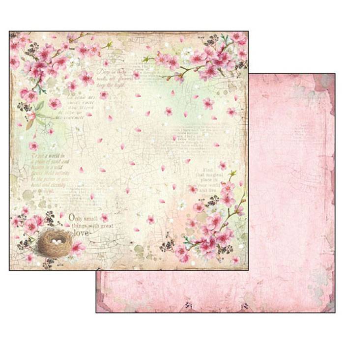 Stamperia Flower Alphabet 12x12 Inch Paper Pack SBBL30 for Scrapbooking