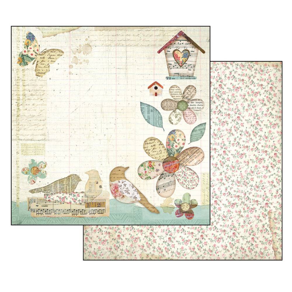 Stamperia Garden 12x12 Inch Paper Pack SBBL43 for Scrapbooking