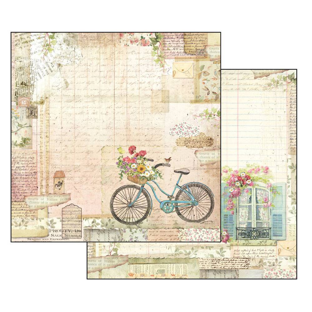 Stamperia Garden 12x12 Inch Paper Pack SBBL43 for Scrapbooking