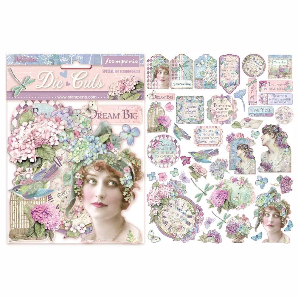 Stamperia Hortensia Die Cuts (DFLDC13) -|
