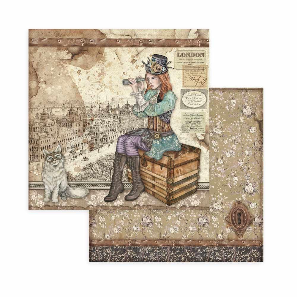 Stamperia Lady Vagabond 8x8 Inch Paper Pack (SBBS27)