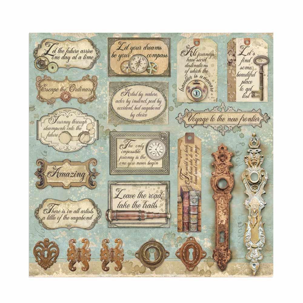 Stamperia Lady Vagabond 8x8 Inch Paper Pack (SBBS27)