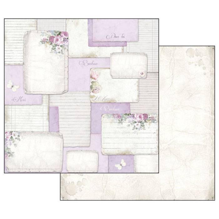 Stamperia Lilac 12x12 Inch Paper Pack SBBL21
